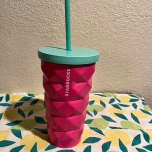 Starbucks Pink Diamond Pineapple China release 2020 HTF tumbler